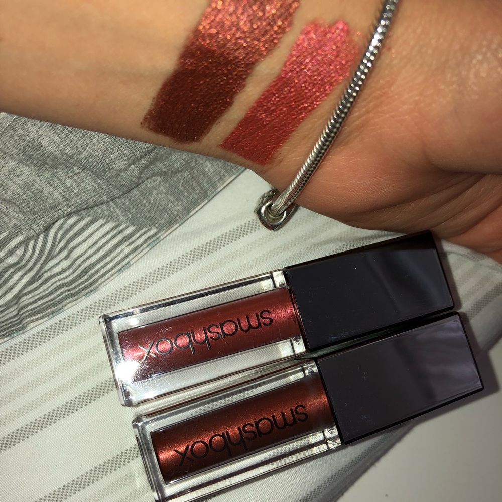 Mini metallic smash box liquid lipsticks